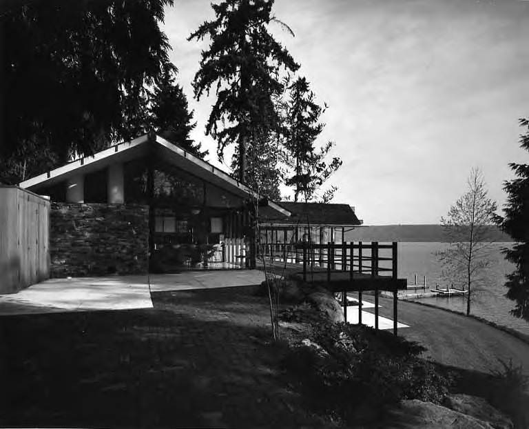 #96 Clawson residence, 148 W Lake Sammamish Blvd., Bellevue, Washington, 1960