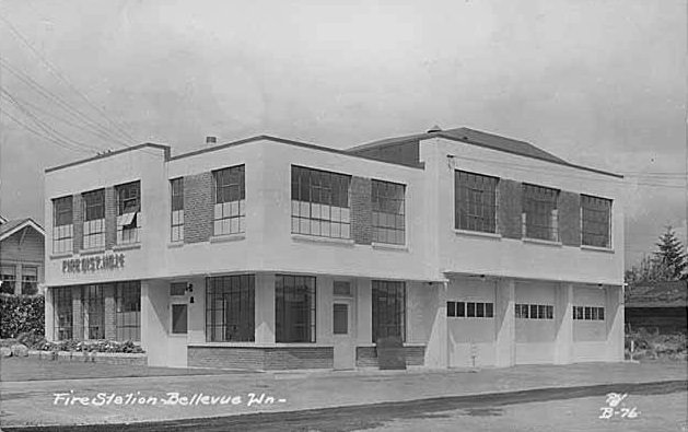 #24 Fire station, Bellevue, 1947