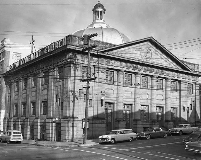 #51 First Covenant Church at Bellevue Ave. and E. Pike Street, Seattle, December 9, 1957