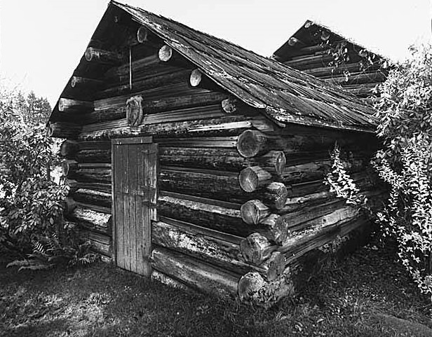 #47 Hans Miller’s log cabin, Bellevue, 1969