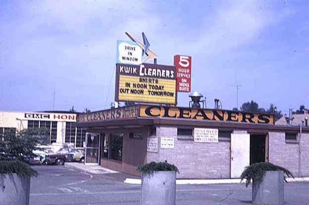 #76 Kwik Cleaners, Bellevue, 1969