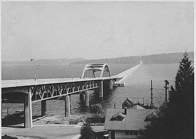 #29 Lake Washington Floating Bridge, Seattle, 1945