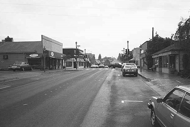 #26 Main Street looking east, Bellevue, 1986