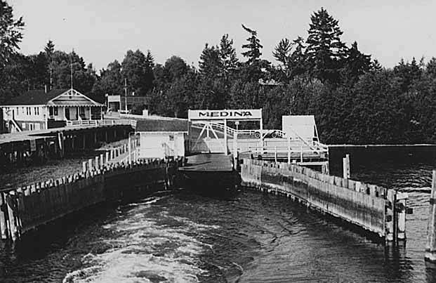 #52 Medina ferry dock, Medina, 1925