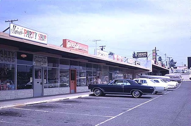 #12 Park Row shopping center, Bellevue, 1969