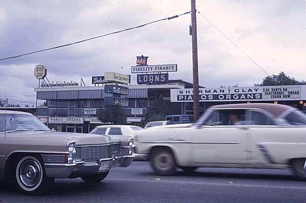 #86 Shopping center on NE 8th Street, Bellevue, 1969