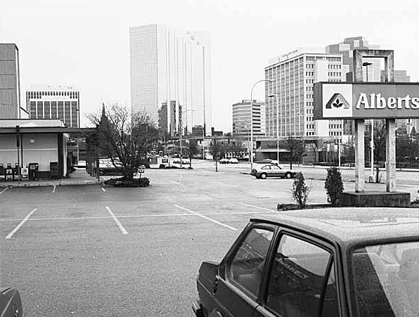 #34 View east from Albertson’s parking lot, Bellevue, February 15, 1987