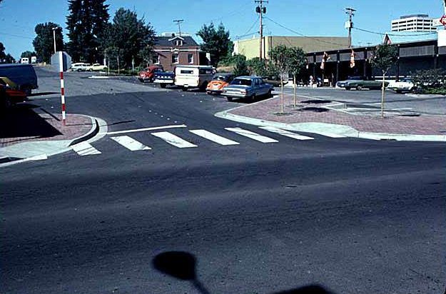 #94 103rd Avenue NE and Main Street looking northeast, Bellevue, 1969