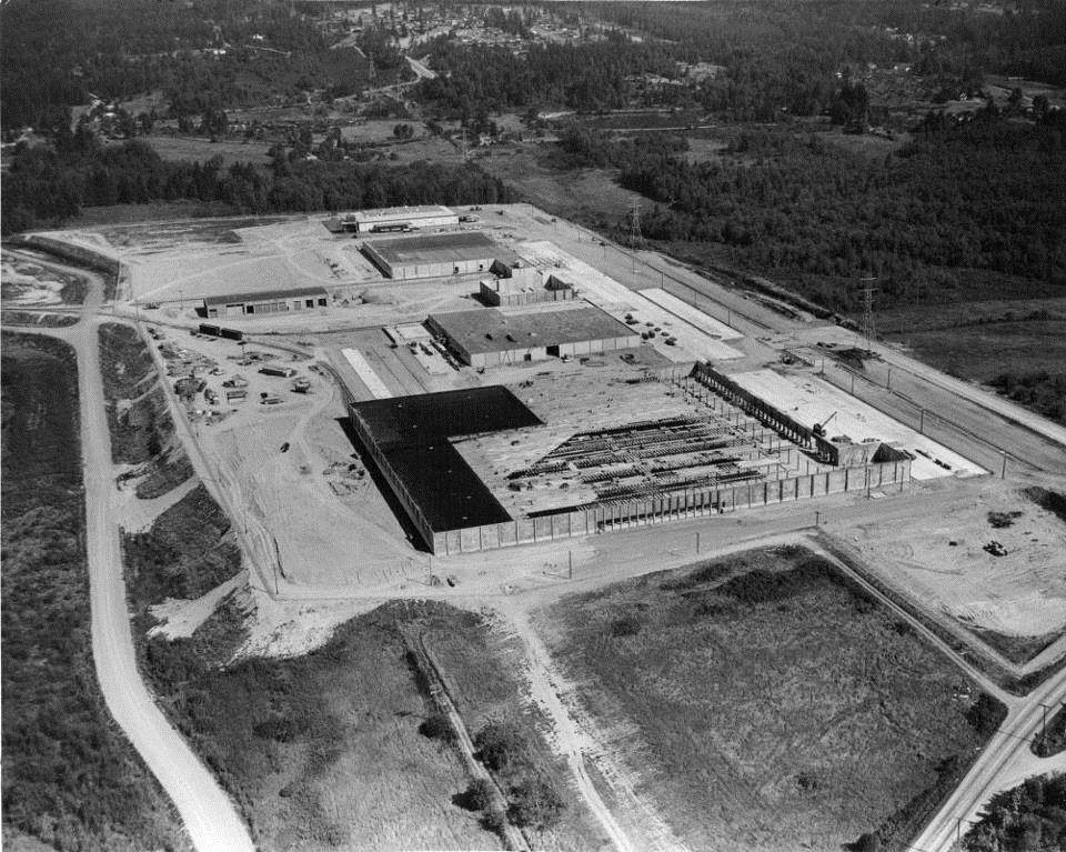 #23 Safeway Distribution center under construction, viewed north, 1958.