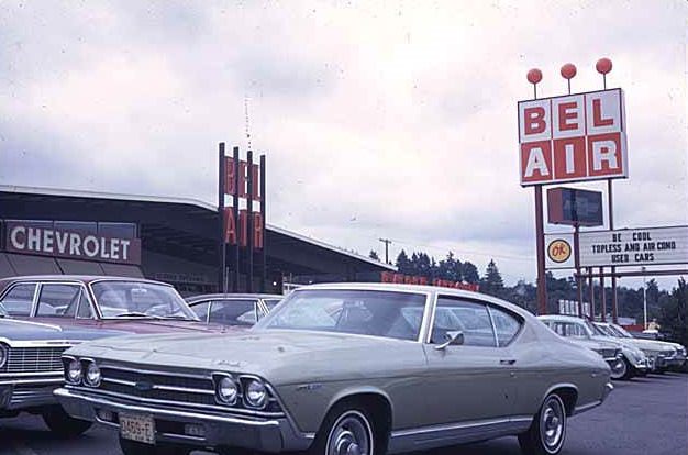 #62 Bel Air Chevrolet, Bellevue, 1969
