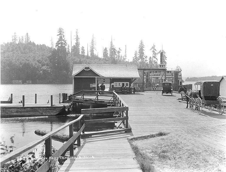 #14 Bellevue Ferry Landing, Meydenbauer Bay, Washington, May 30, 1914.