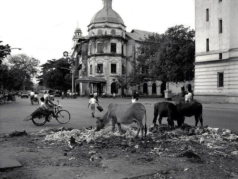 #18 Rangoon. Balthazar Building, Burma, 1986