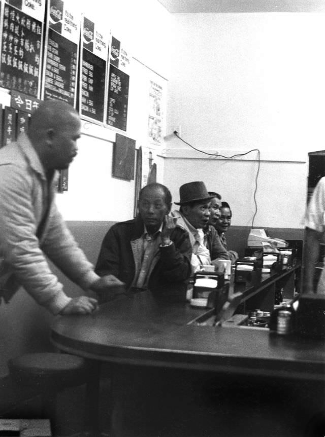 #12 New Lun Ting Cafe, Jackson Street, Chinatown, San Francisco, 1980