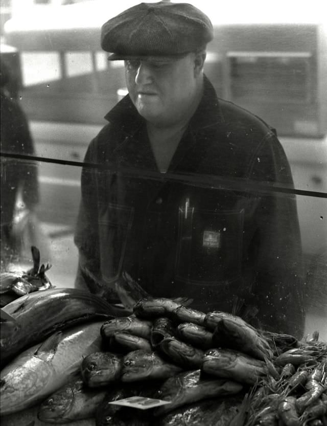 #22 DuPont Fish Mart, Grant and Pacific, Chinatown, San Francisco, 1970