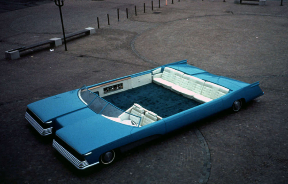 Double-Wide Limousine: The Weird Car that Spanned 2.5 Cars Wide and 30 Feet Long from the 1980s Inve