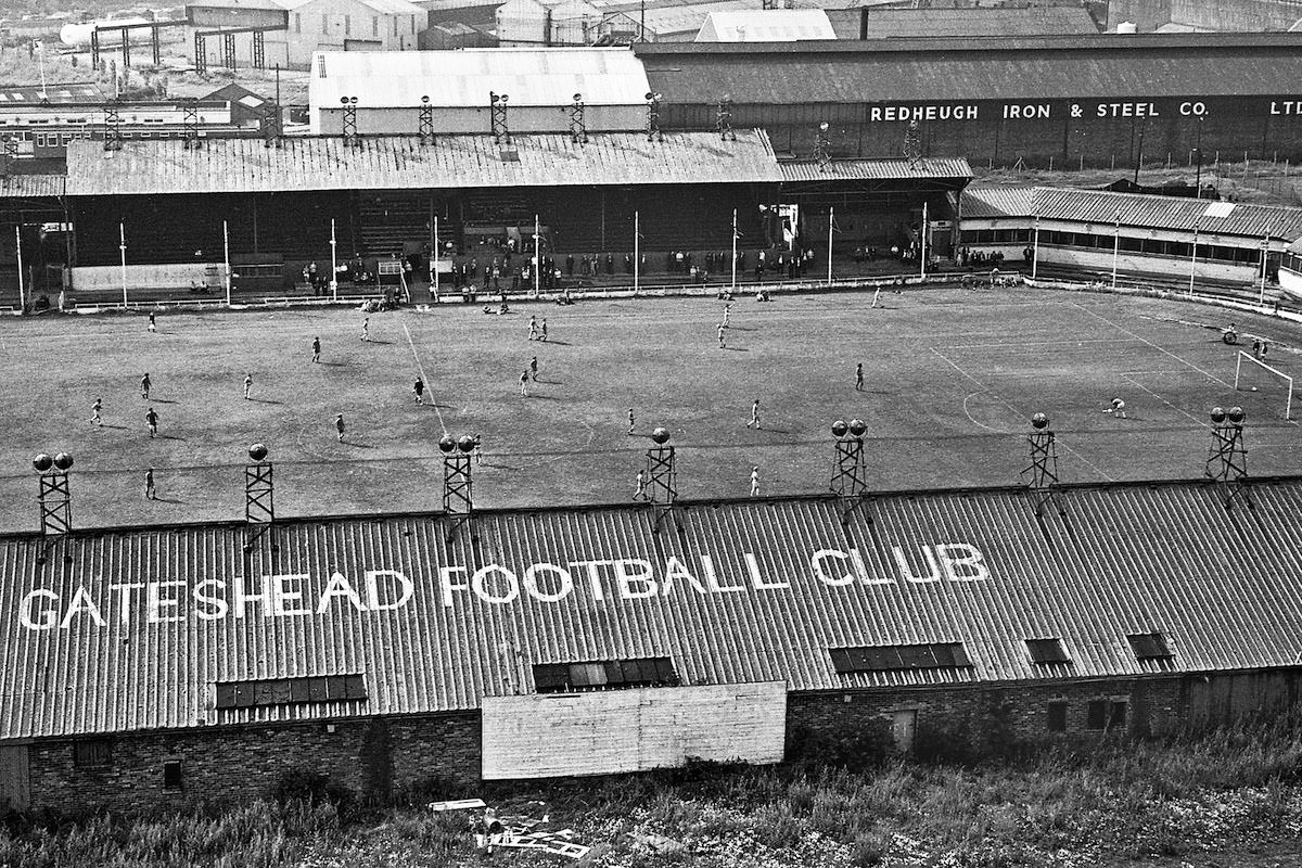 #27 Redheugh Park 1st August 1970, when Gateshead FC beat Brechin 4-0.