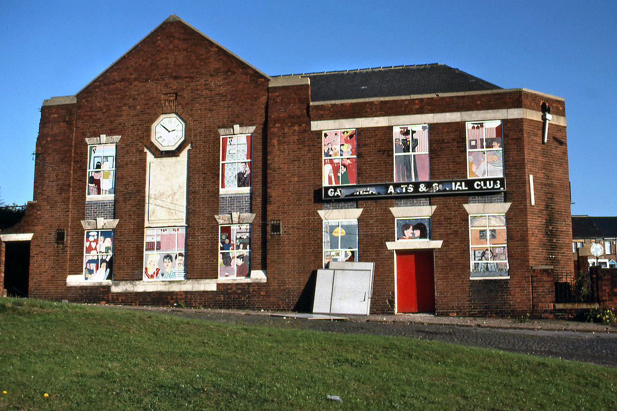 #40 Gateshead Arts & Social Club, just off Cuthbert Street, Gateshead in 1989.