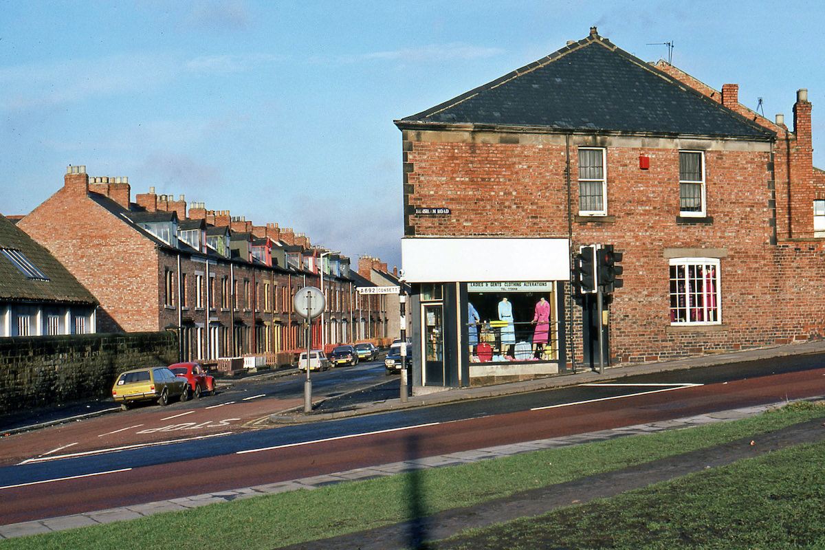 #45 Bensham Road at its junction with Sidney Grove in 1980