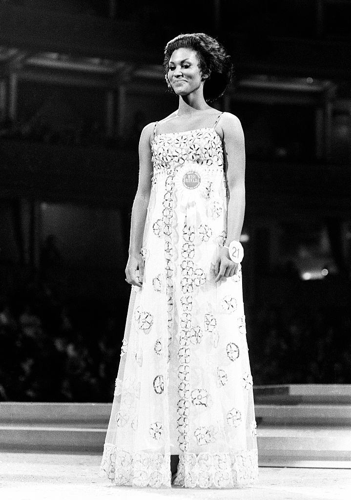 #14 Miss World Competition winner Jennifer Hosten, Miss Grenada.
