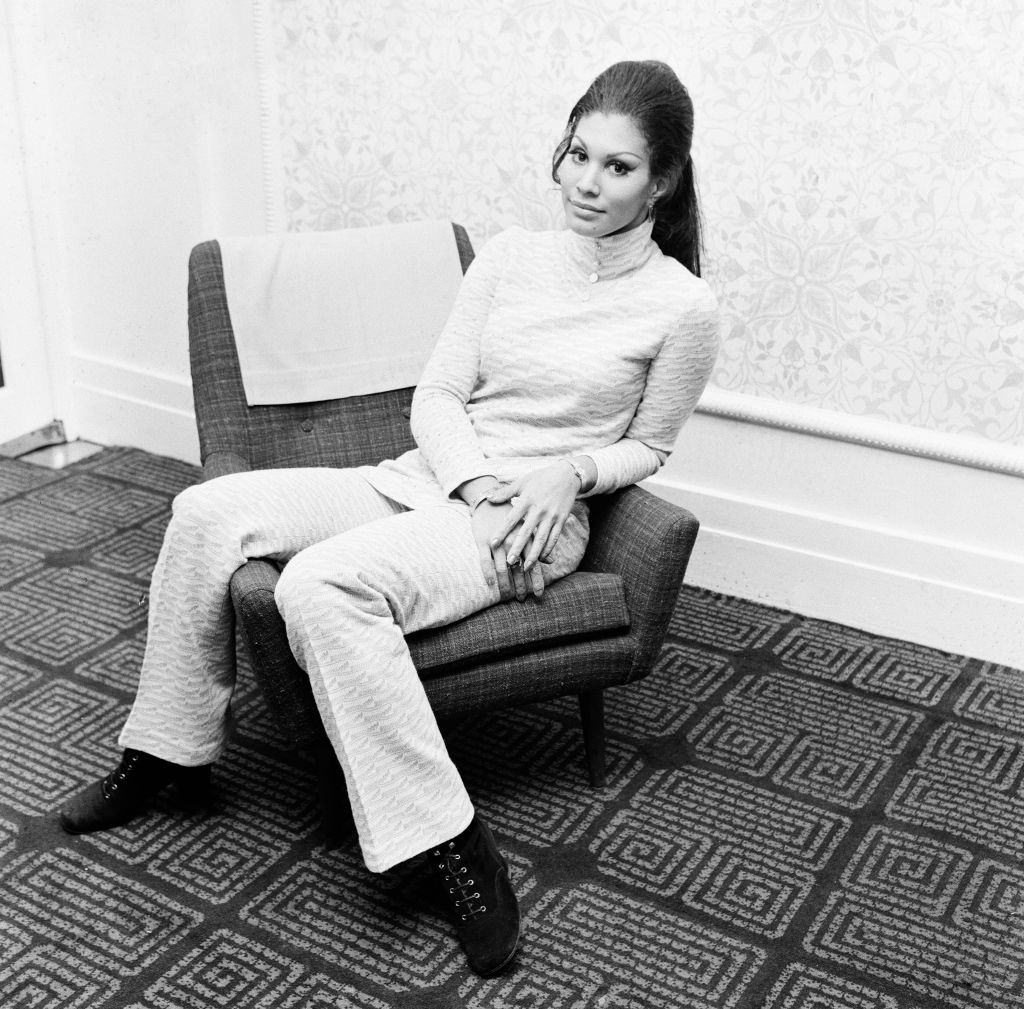 #2 Jennifer Hosten Posing on the sofa in Newcastle, 1970