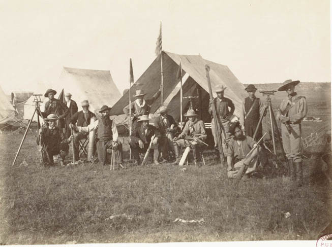 #12 Runk’s Division of the Engineer Corps on the Plains.