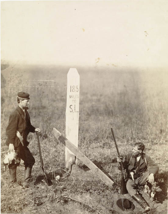 #8 On the Kansas Plains, 185 miles west of Missouri River.