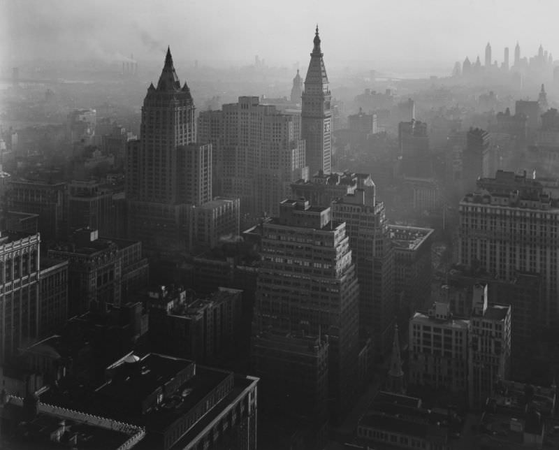 #28 Looking southeast from Empire State Building, 1946