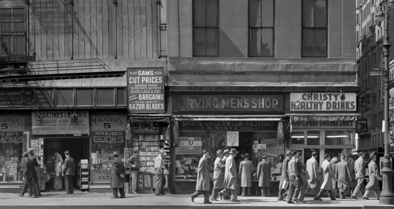 #33 6th Avenue between 43rd and 44th Streets, 1948