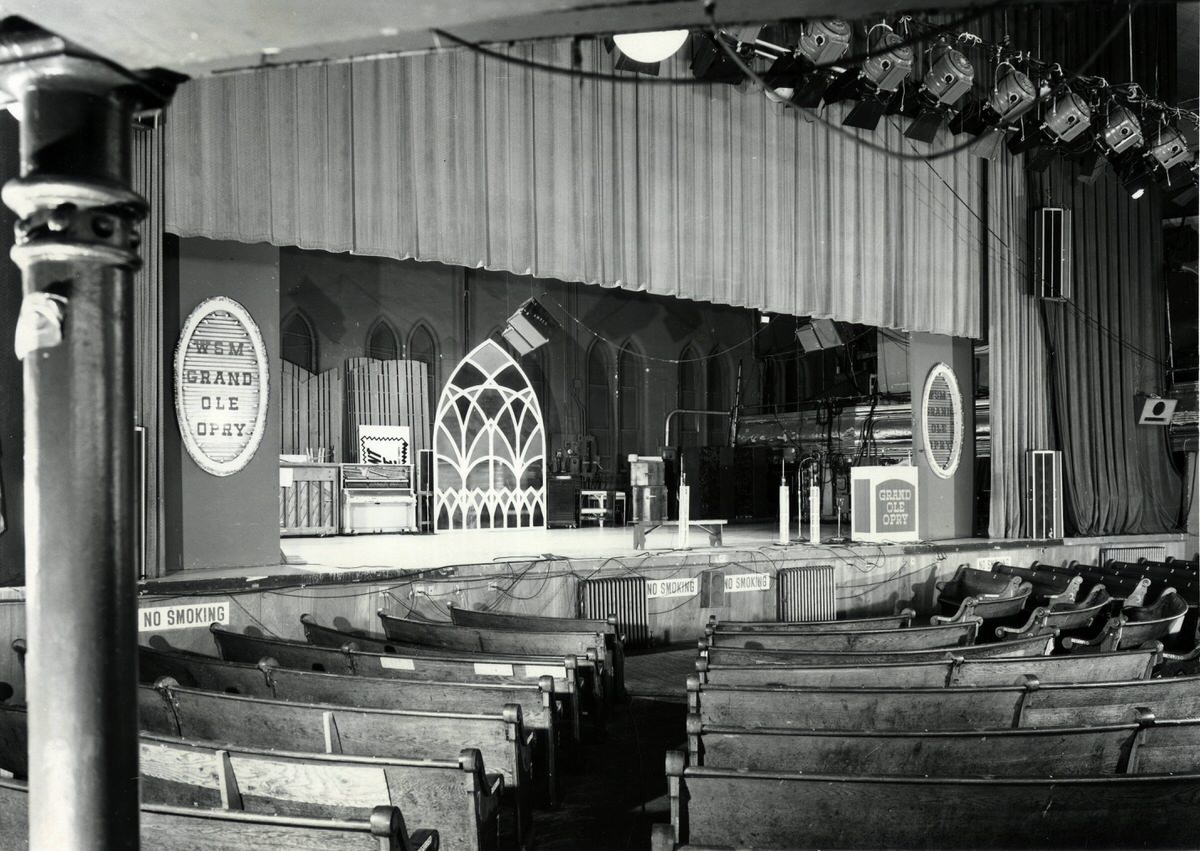 #3 Interior of the Ryman Auditorium, 1970