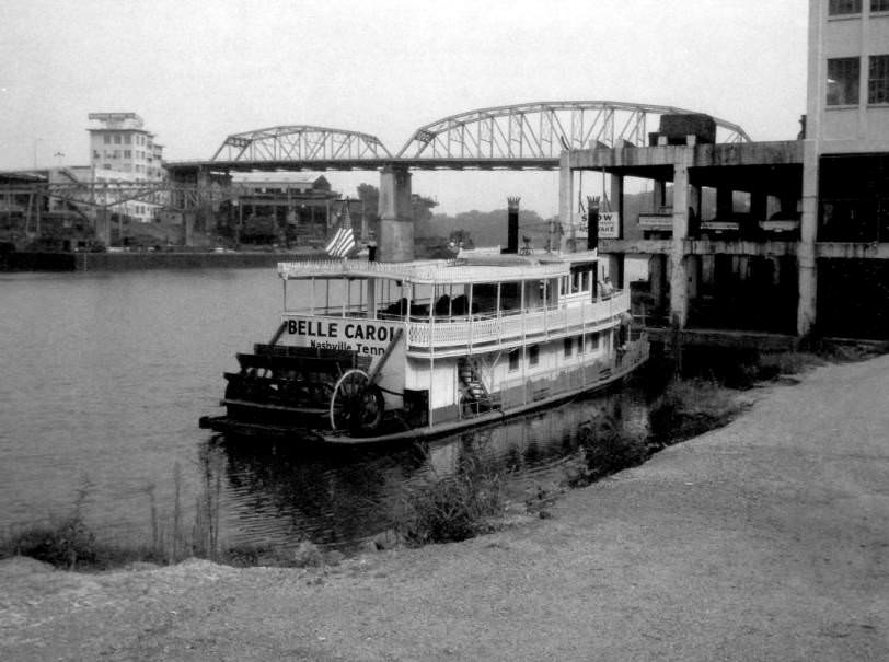 #65 Riverfront Park development area before it was completed as an urban park, Nashville, Tennessee, 1970s