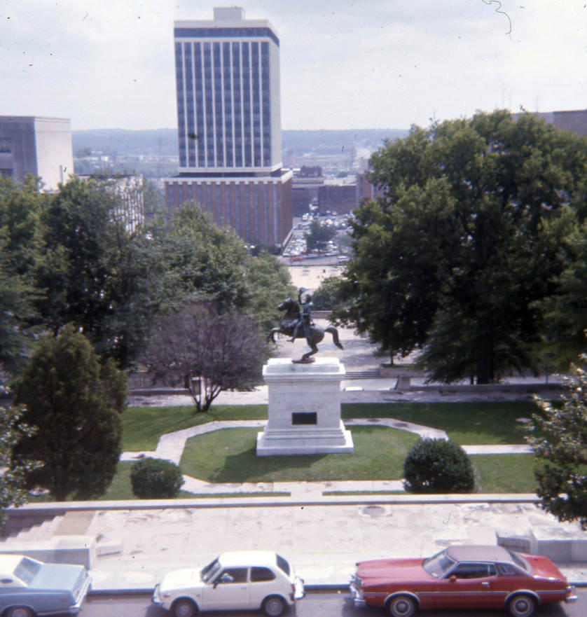 #70 Andrew Jackson equestrian statue, Nashville, Tennessee, 1977