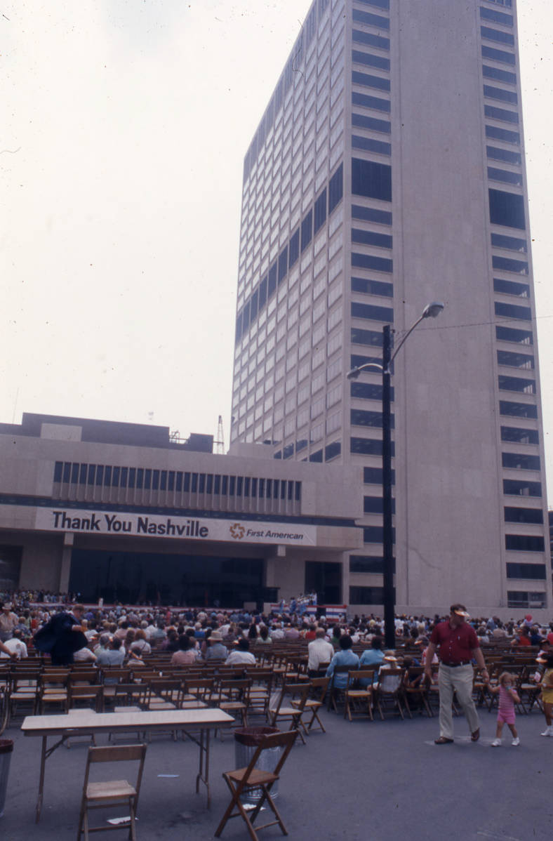 #91 First American National Bank event in downtown Nashville, Tennessee, 1970s