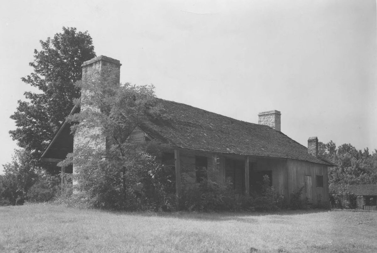 #13 John Harding cabin at Belle Meade Plantation, 1940