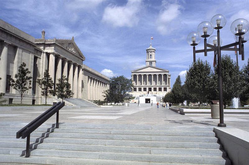 #97 Legislative Plaza, Tennessee State Capitol and War Memorial Building, 1978