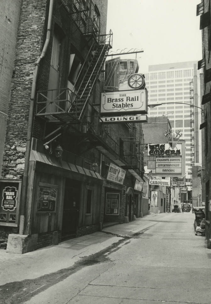 #106 Printer’s Alley in Nashville, Tennessee, 1973