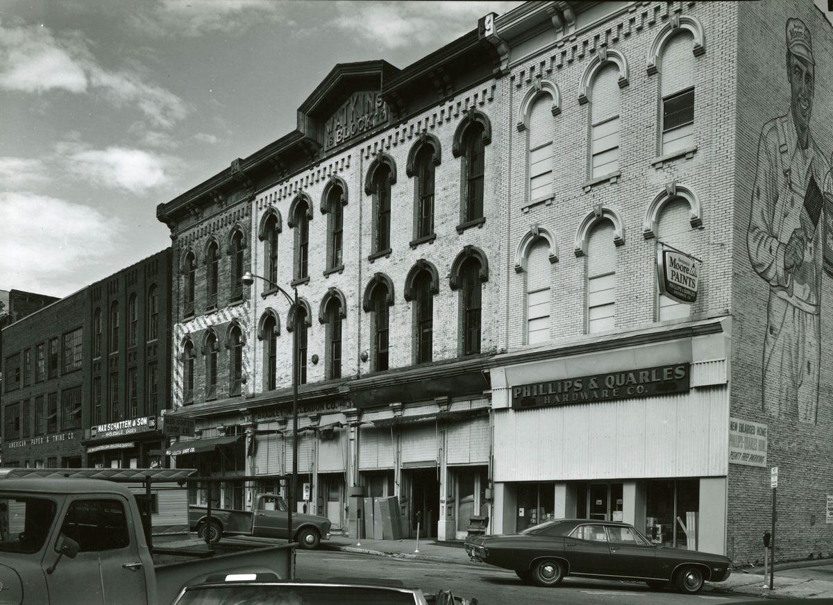 #6 Watkins Block businesses, 1970