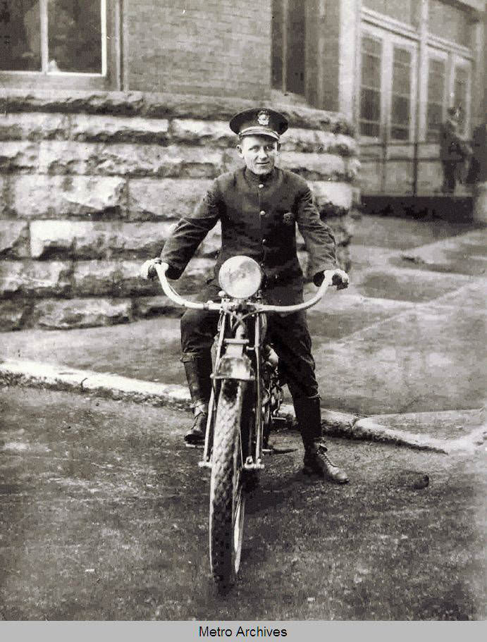#39 William T. Lowe, Motorcycle Officer, 1922