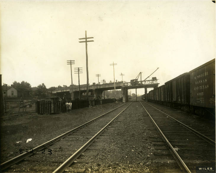 #41 Construction of the East Nashville Viaduct, 1923