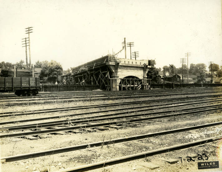 #43 Construction of the East Nashville Viaduct, 1923