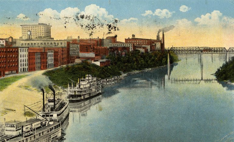 #46 Cumberland River Wharf, Nashville, 1922