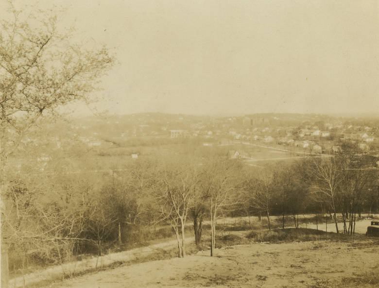 #57 A view of Nashville landscape and roads as seen from Reservoir Hill, 1928