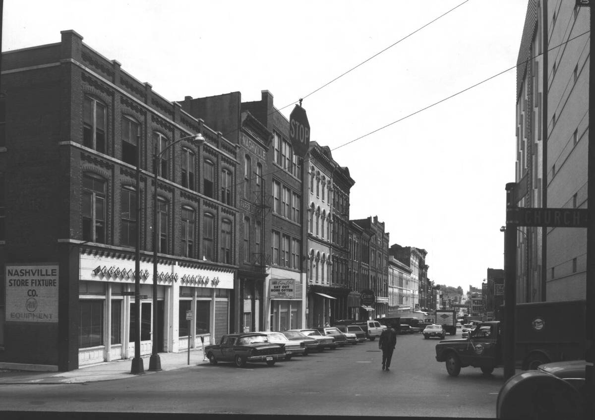 #19 Businesses near Second Avenue and Church Street, 1970