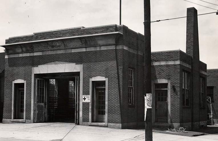 #7 Fire Station at Jefferson Street, 1949