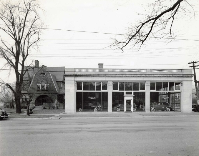 #66 E. Gray Smith Packard automobile dealership in Nashville, Tennessee, 1940