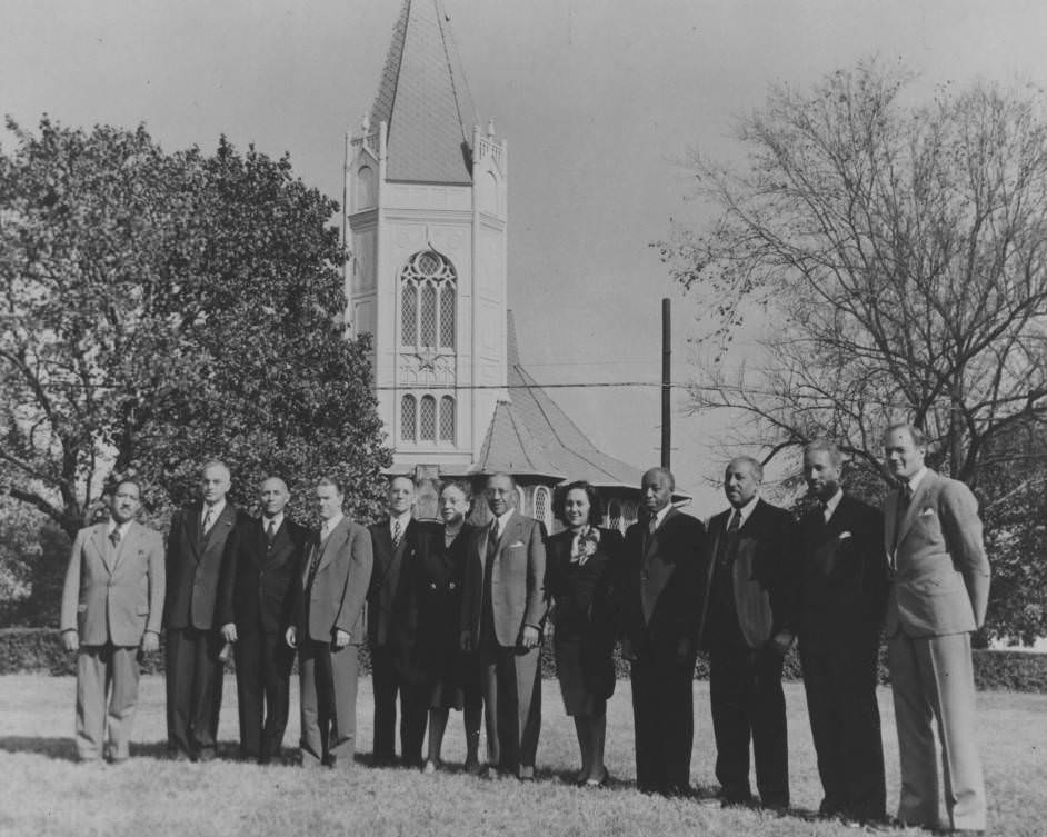 #67 Faculty group of Fisk University, 1946