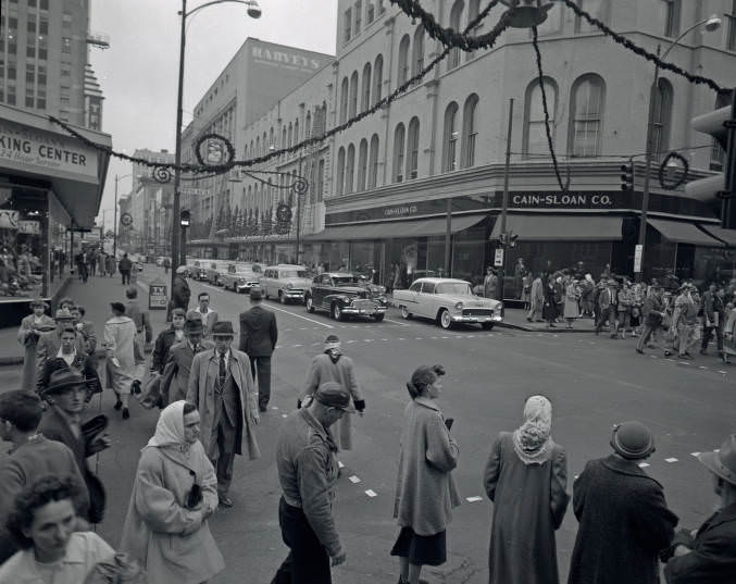 #31 Church Street at Fifth Avenue, Nashville, Tennessee, 1955
