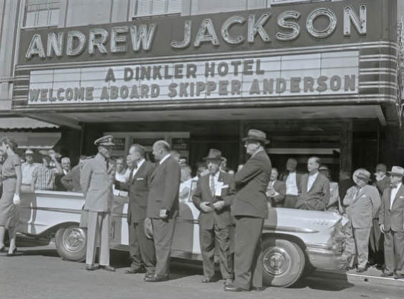 #34 Commander William Anderson homecoming visit to Nashville, 1958