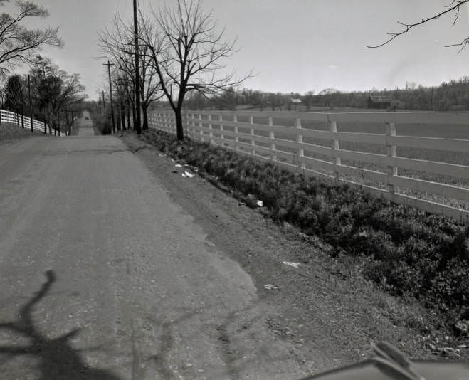 #36 Country roads near the Hermitage, 1954