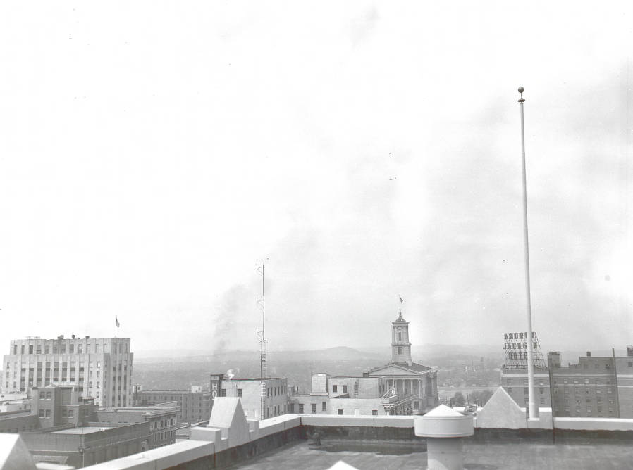#44 Aerial view of downtown Nashville, Tennessee, 1954