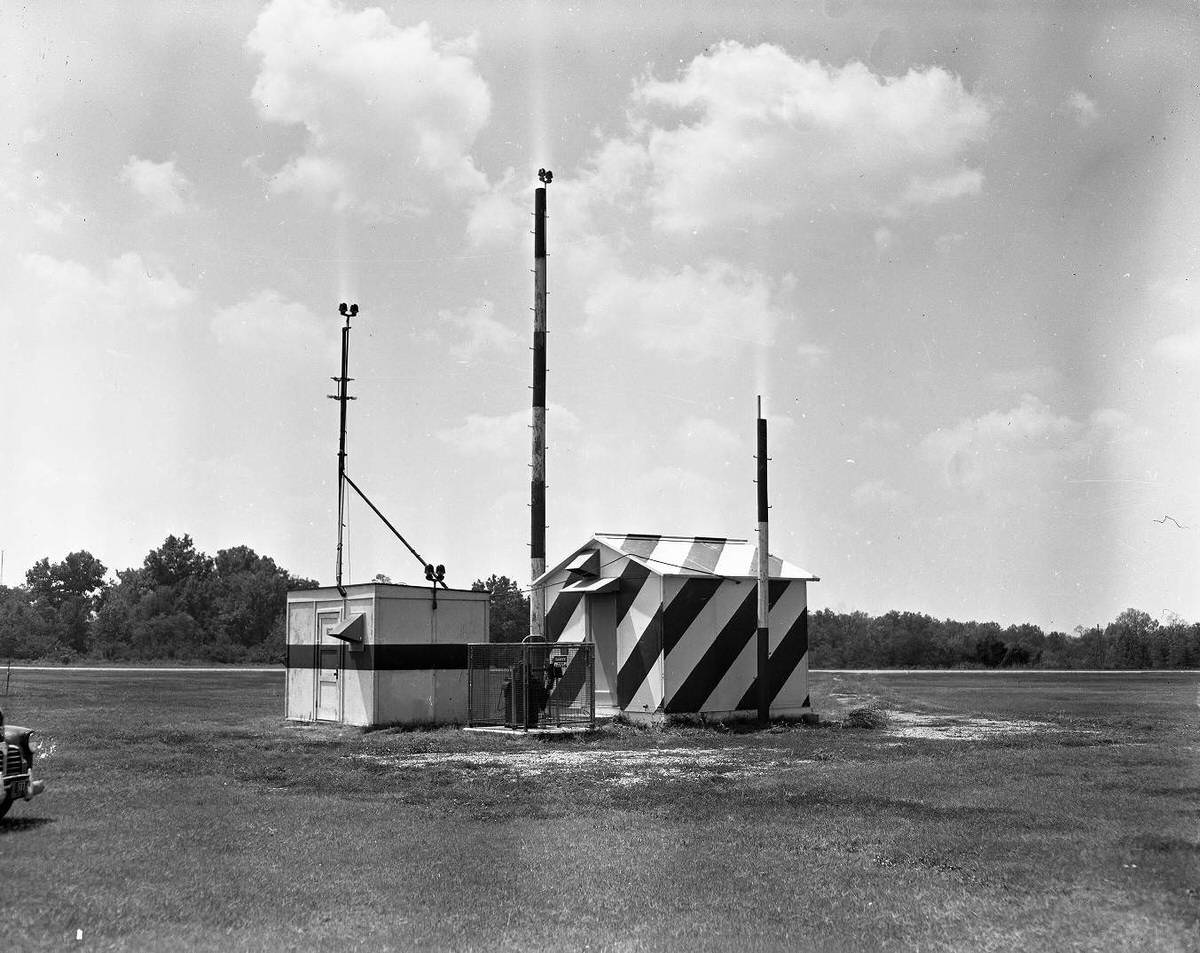 #6 Airport radar at Berry Field, 1952